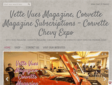 Tablet Screenshot of corvette-magazine.com
